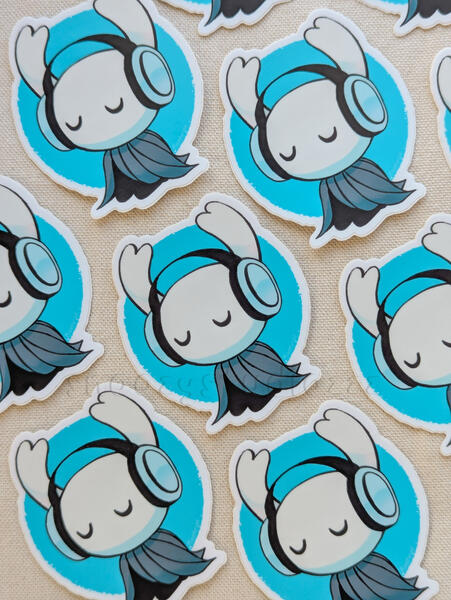 Hollow Knight Glossy Vinyl Sticker
