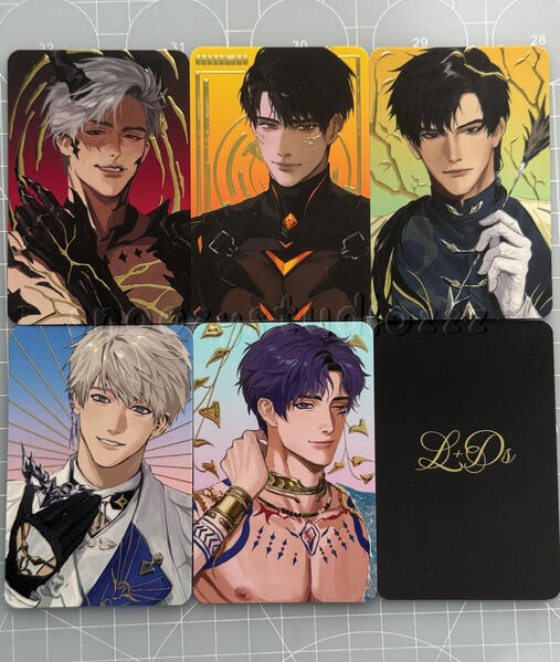 Love and Deepspace Myth Gold Foil Soft Touch Photocards